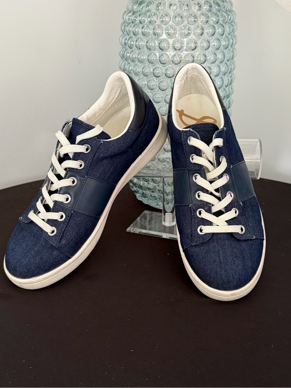 Sam Edelman Marquette low top sneakers - blue denim